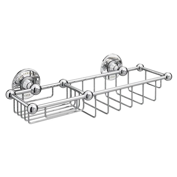 Chatsworth 1928 Traditional Large Soap Basket - Chrome 2 Chatsworth 1928 Traditional Large Soap Basket - Chrome - Image 2
