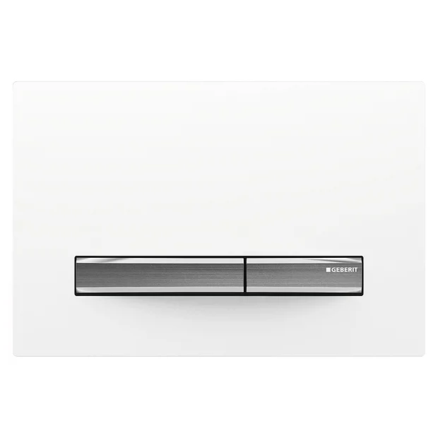 Geberit Sigma 50 White Flush Plate For UP320 Cistern 2 Geberit Sigma 50 White Flush Plate For UP320 Cistern - Image 2