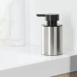 Tiger Colar Freestanding Soap Dispenser - Brushed Stainless Steel -Bathroom Products Shop 1313530946 d2