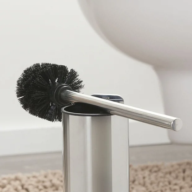 Tiger Colar Toilet Brush & Holder - Polished Stainless Steel 6 Tiger Colar Toilet Brush & Holder - Polished Stainless Steel - Image 6
