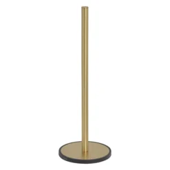 Tiger Tune Freestanding Spare Toilet Roll Holder - Brushed Brass/Black -Bathroom Products Shop 1325535646 d1