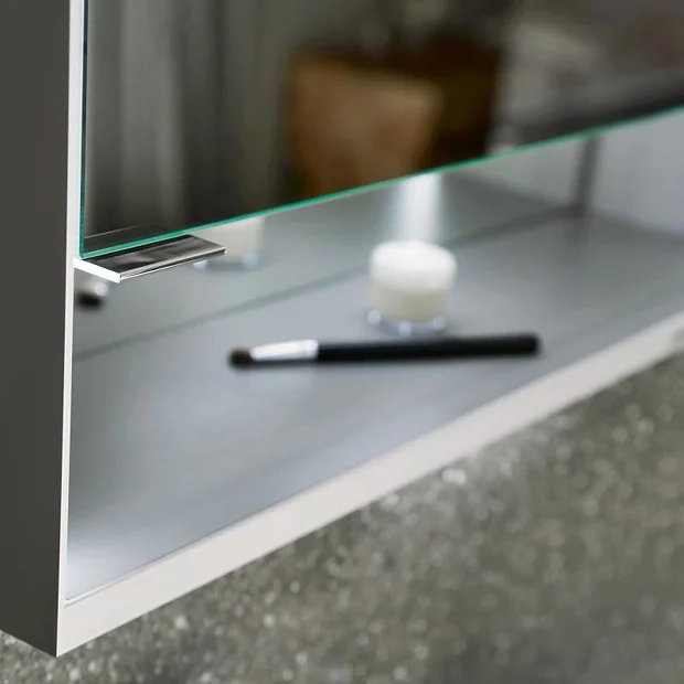 Keuco Royal Lumos 1200mm Semi-Recessed LED Illuminated Mirror Cabinet 4 Keuco Royal Lumos 1200mm Semi-Recessed LED Illuminated Mirror Cabinet - Image 4
