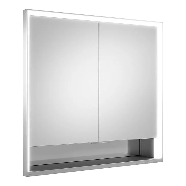 Keuco Royal Lumos 800mm Semi-Recessed LED Illuminated Mirror Cabinet 2 Keuco Royal Lumos 800mm Semi-Recessed LED Illuminated Mirror Cabinet - Image 2
