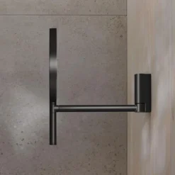 Keuco Plan Wall Mounted Cosmetic Mirror - Black -Bathroom Products Shop 17649370002 d2