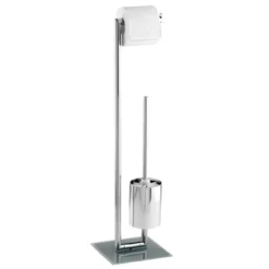 Wenko Style Standing WC Set - Chrome