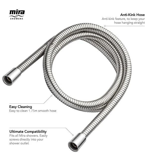 Mira 1.75m Logic Metal Shower Hose 3 Mira 1.75m Logic Metal Shower Hose - Image 3