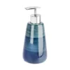 Wenko Pottery Petrol Ceramic Soap Dispenser