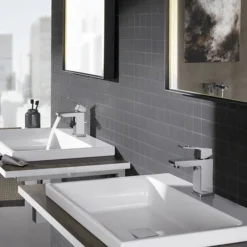 Grohe Eurocube S-Size Mono Basin Mixer With Pop-up Waste -Bathroom Products Shop 23127000 d4