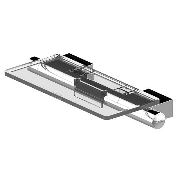 AKW Onyx Large Shelf Chrome 1 AKW Onyx Large Shelf Chrome