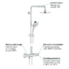Grohe New Tempesta Cosmopolitan 160 Thermostatic Shower System