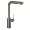 Grohe Essence Kitchen Sink Mixer With Pull Out Spray - Hard Graphite