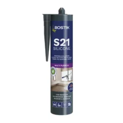 Bostik S21 Multi Purpose Acetoxy Silicone Sealant 310ml