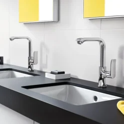 Hansgrohe Metris Single Lever Basin Mixer 230 With Swivel Spout And Pop-up Waste -Bathroom Products Shop 31087000 d2