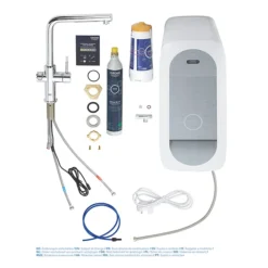 Grohe L-Spout Blue Home Duo Starter Kit - Chrome -Bathroom Products Shop 31454001 d2