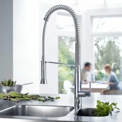 Grohe K7 Kitchen Sink Mixer With Professional Spray - Chrome -Bathroom Products Shop 32950000 d1