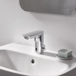 Grohe Bau Cosmopolitan E Infra-Red Electronic Basin Mixer -Bathroom Products Shop 36451000 d4
