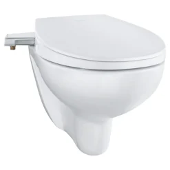 Grohe Bau 2-in-1 Manual Bidet Seat & Rimless Wall Hung Toilet + FREE TOILET ROLL HOLDER 7 Grohe Bau 2-in-1 Manual Bidet Seat & Rimless Wall Hung Toilet + FREE TOILET ROLL HOLDER -Bathroom Products Shop 39651sh0 d1