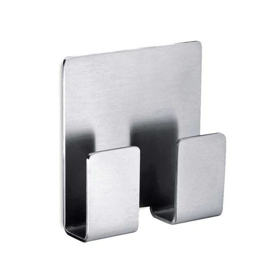 Zack Appeso Double Towel Hook - Stainless Steel 1 Zack Appeso Double Towel Hook - Stainless Steel