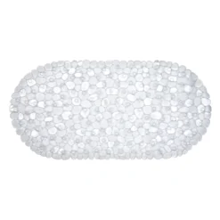 Aqualona Clear Pebbles Bath Mat - 360 X 690mm