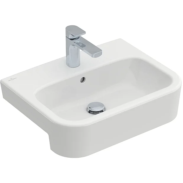 Villeroy & Boch Villeroy And Boch Architectura 550 X 430mm 1TH Semi-Recessed Basin 1 Villeroy & Boch Villeroy And Boch Architectura 550 X 430mm 1TH Semi-Recessed Basin