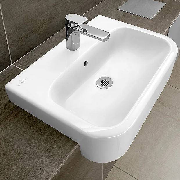 Villeroy & Boch Villeroy And Boch Architectura 550 X 430mm 1TH Semi-Recessed Basin 2 Villeroy & Boch Villeroy And Boch Architectura 550 X 430mm 1TH Semi-Recessed Basin - Image 2