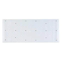 Aqualona Large White Roman Bath Mat - 370 X 900mm