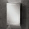 HIB Edge 50 LED Illuminated Aluminium Mirror Cabinet