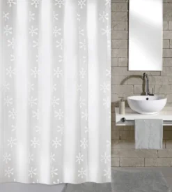 Kleine Wolke - Viva PEVA Shower Curtain - W1800 X H2000 - White