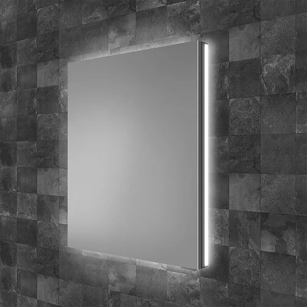 HIB Atrium 50 Semi-Recessed LED Aluminium Mirror Cabinet 1 HIB Atrium 50 Semi-Recessed LED Aluminium Mirror Cabinet
