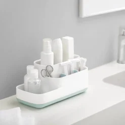 Joseph Joseph Easy-Store Bathroom Caddy - White/Blue -Bathroom Products Shop 70504 d2