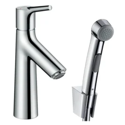 Hansgrohe Talis S Single Lever Basin Mixer With Bidet Spray And 160cm Shower Hose