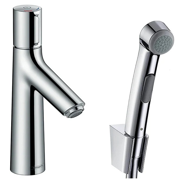 Hansgrohe Talis Select S Basin Mixer With Bidet Spray And 160cm Shower Hose 1 Hansgrohe Talis Select S Basin Mixer With Bidet Spray And 160cm Shower Hose