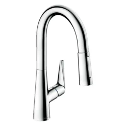 Hansgrohe Talis M51 Single Lever Kitchen Mixer 160 With Pull Out Spray - Chrome