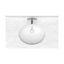 Trafalgar Insert Basin With Marble Effect Worktop (810 X 500mm - 1 Tap Hole)