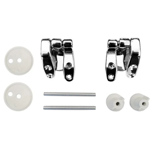 Universal Chrome Hinge Set For Wooden Toilet Seats 1 Universal Chrome Hinge Set For Wooden Toilet Seats
