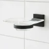 Miller Atlanta Matt Black Soap Dish & Holder