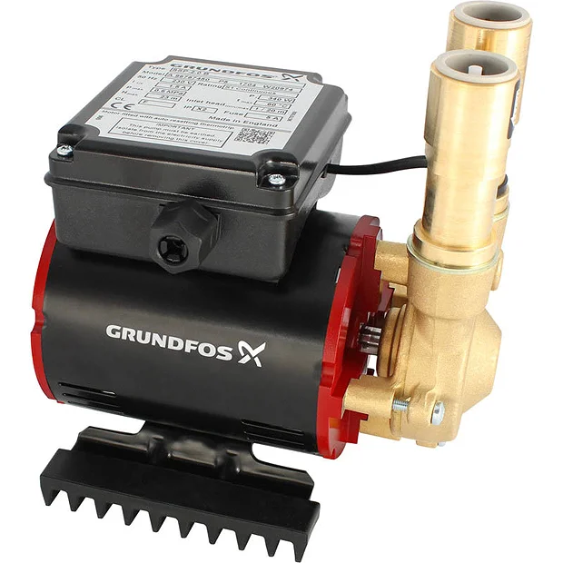 Grundfos Amazon SSP-3.0 B Brass Single Impeller Regenerative Shower Booster Pump 3.0 Bar 2 Grundfos Amazon SSP-3.0 B Brass Single Impeller Regenerative Shower Booster Pump 3.0 Bar - Image 2