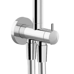 AQUAS Aquamax Pro With Column Manual 9.5kw Full Chrome Electric Shower -Bathroom Products Shop a000529 d4