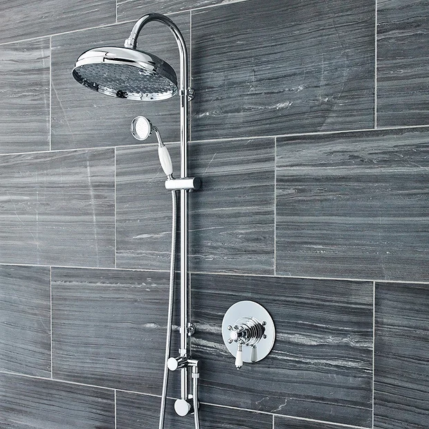 Nuie Victorian Dual Concealed Thermostatic Shower Valve 1 Nuie Victorian Dual Concealed Thermostatic Shower Valve