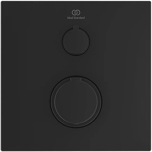 Ideal Standard Silk Black Ceratherm C100 Built-In Thermostatic 1 Outlet Shower Mixer 3 Ideal Standard Silk Black Ceratherm C100 Built-In Thermostatic 1 Outlet Shower Mixer - Image 3