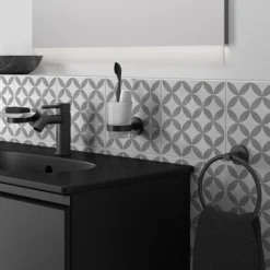 Ideal Standard Silk Black IOM Tumbler & Holder