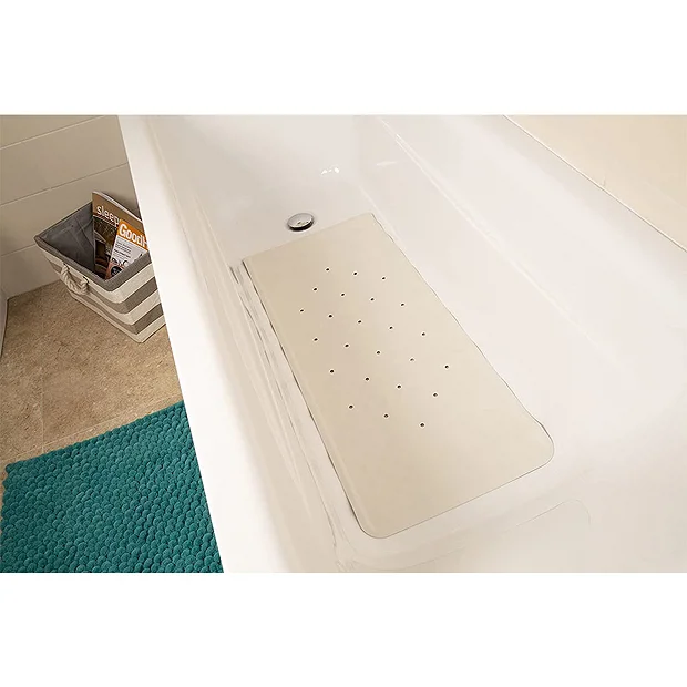 Croydex Anti-Bacterial White Bath Mat 900 X 370mm 1 Croydex Anti-Bacterial White Bath Mat 900 X 370mm