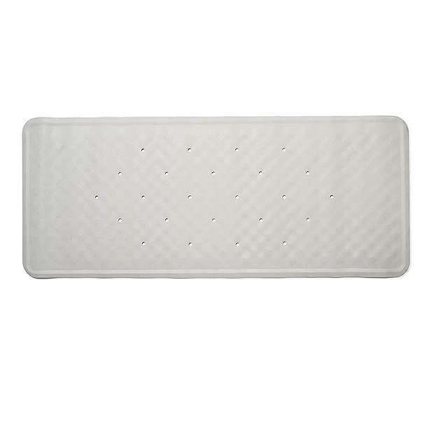 Croydex Anti-Bacterial White Bath Mat 900 X 370mm 2 Croydex Anti-Bacterial White Bath Mat 900 X 370mm - Image 2
