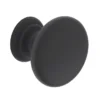 Heritage Black Round Knob 38mm