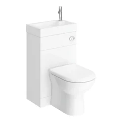 Alaska Combined Two-In-One Wash Basin & Toilet (500mm Wide X 300mm) -Bathroom Products Shop alcombwc d4