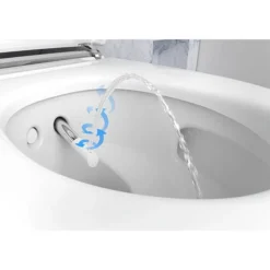 Geberit AquaClean Gloss Chrome Mera Comfort Rimless Wall Hung Shower WC -Bathroom Products Shop aquacleanmerawhited3