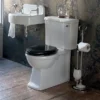 Arcade Full Back To Wall Close Coupled Traditional Toilet - Lever Flush