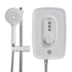 Triton Danzi 10.5kw Electric Shower - White -Bathroom Products Shop ardanz08w d3