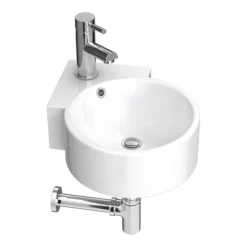 Arezzo Modern Cloakroom Suite (Toilet + Corner Basin) 8 Arezzo Modern Cloakroom Suite (Toilet + Corner Basin) -Bathroom Products Shop arzcs detail2