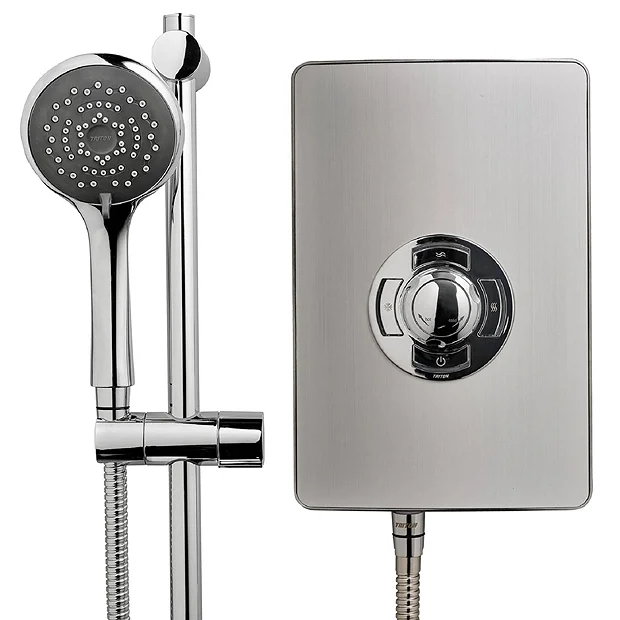 Triton - Aspirante 9.5kw Electric Shower - Brushed Steel 2 Triton - Aspirante 9.5kw Electric Shower - Brushed Steel - Image 2